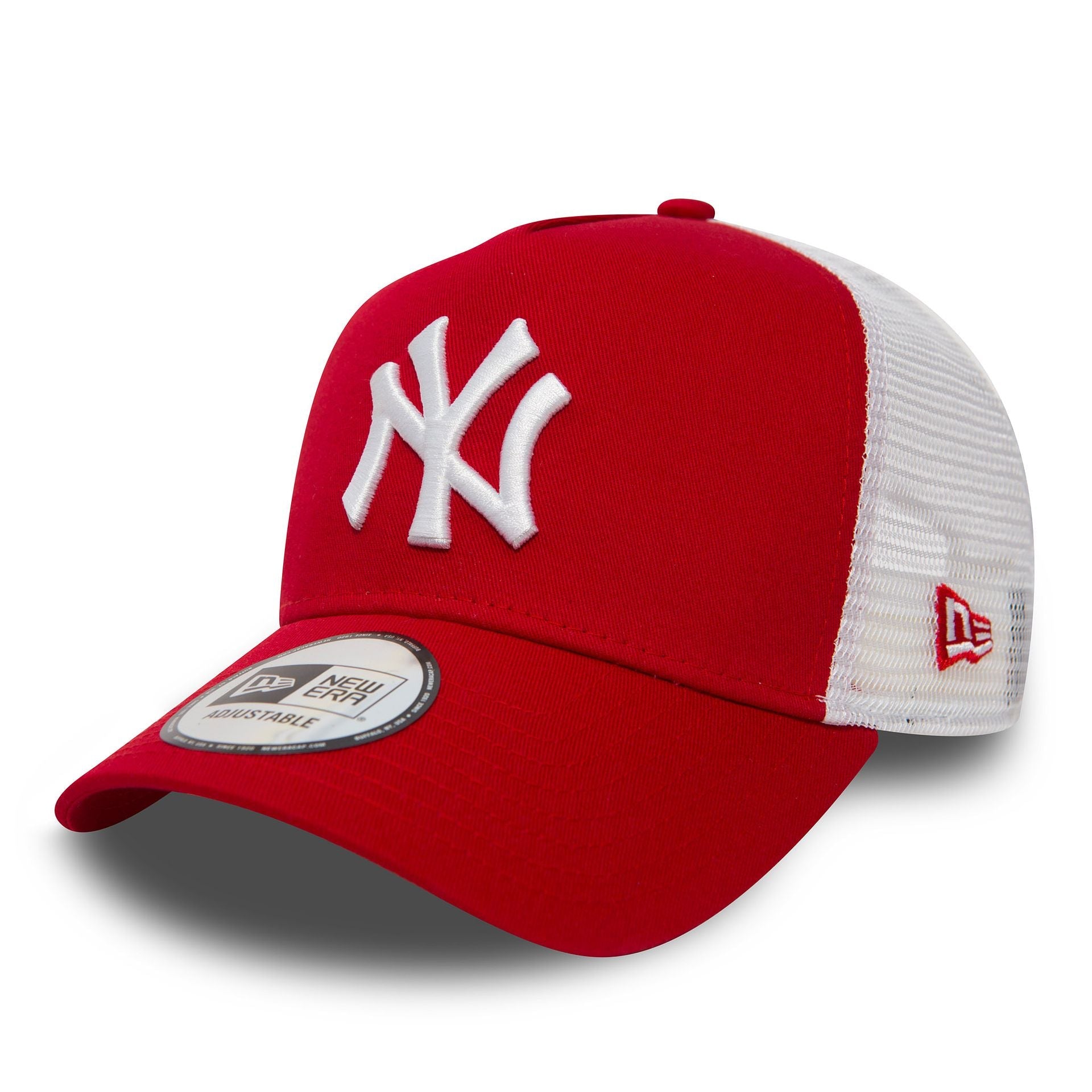 New Era New York Yankees Clean Red A-Frame Trucker Cap - Cap On