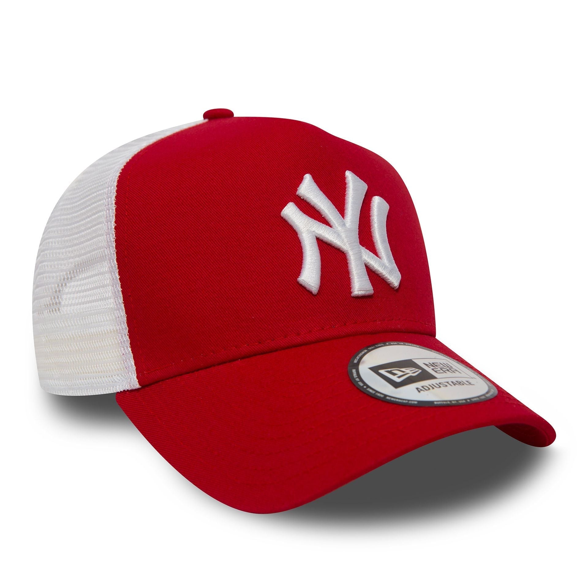 New Era New York Yankees Clean Red A-Frame Trucker Cap - Cap On