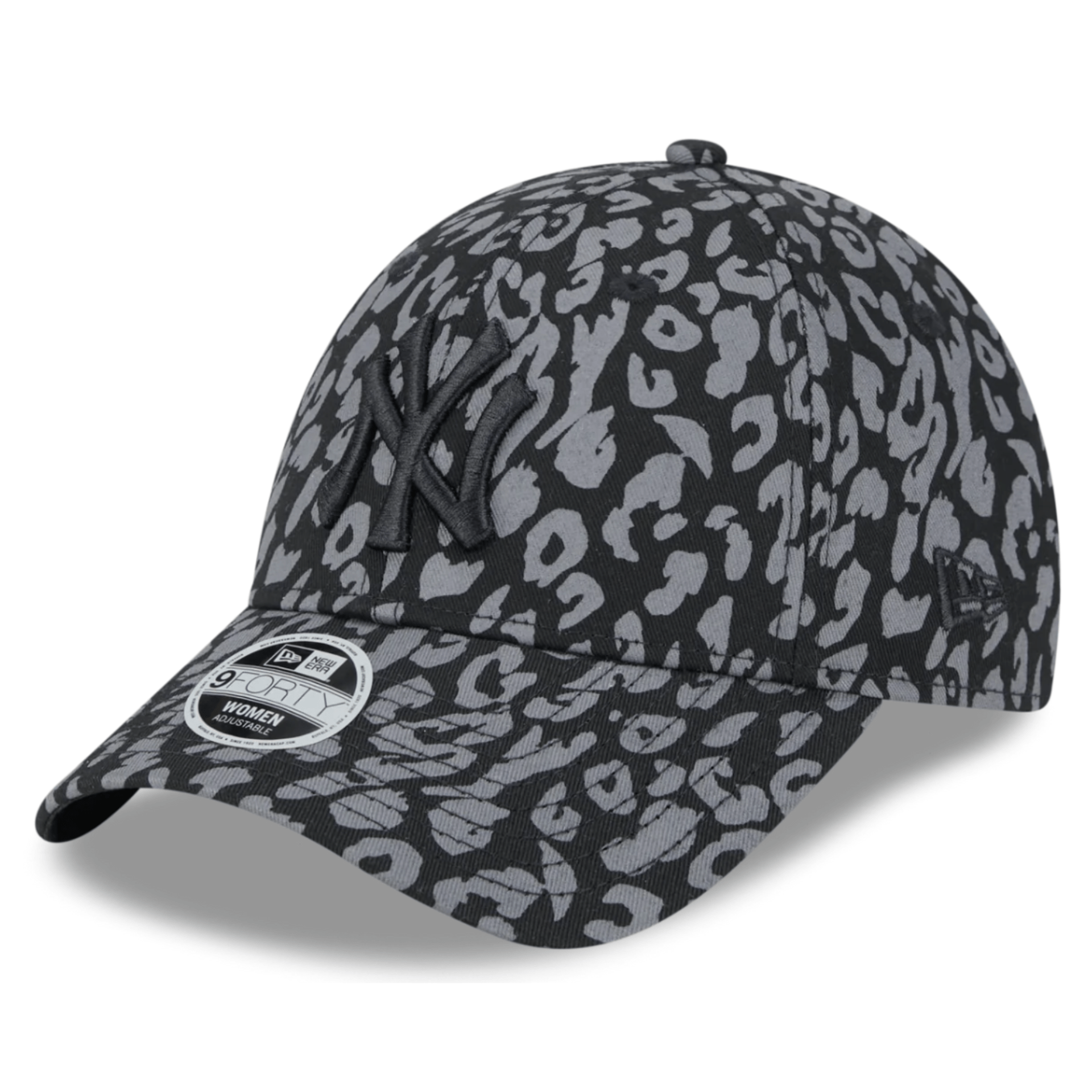 New Era New York Yankees 9FORTY Womens All Over Print Black Cap