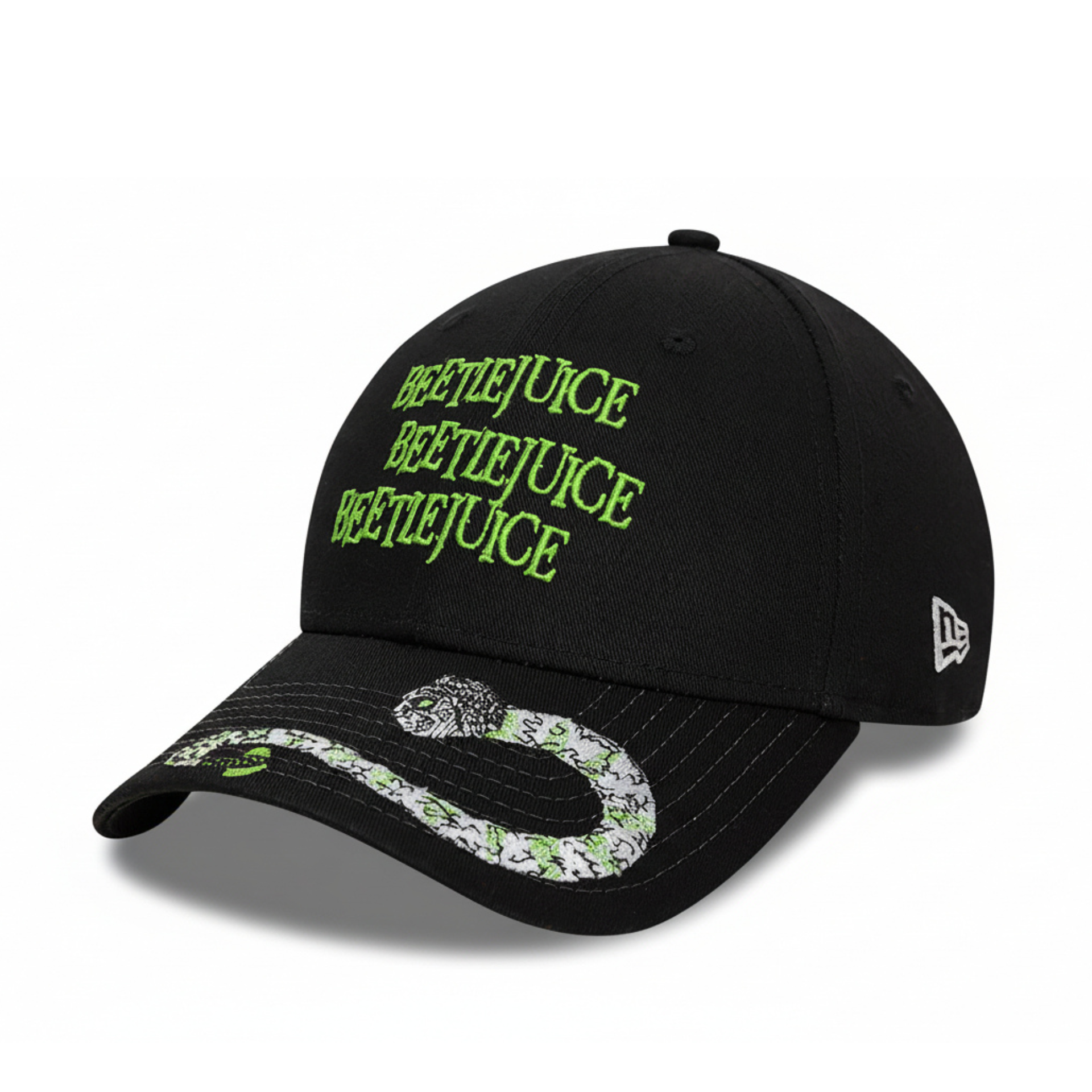 New Era Beetlejuice Visor Hit 9FORTY Adjustable Hat - Black