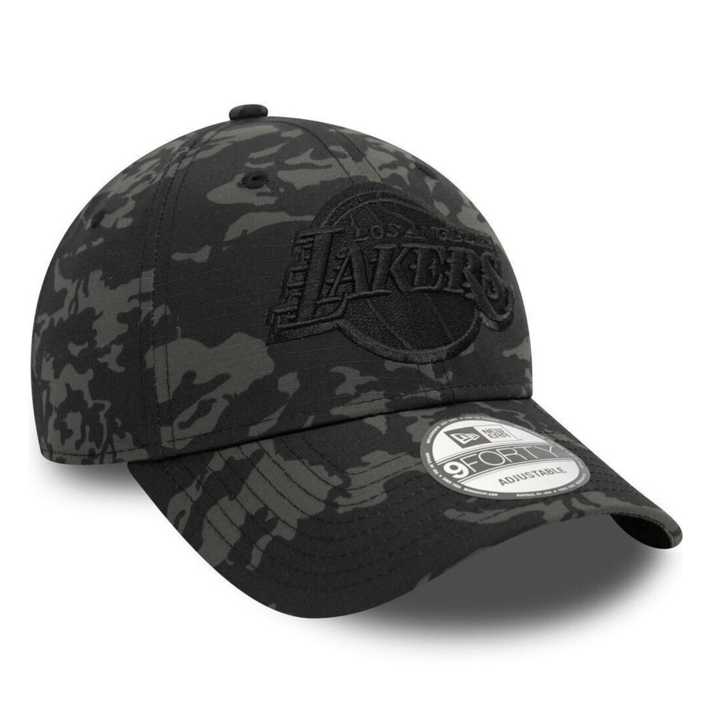 New Era Los Angeles Lakers Camo 9FORTY Cap - Cap On