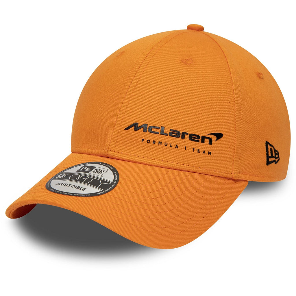 New Era McLaren Flawless Orange 9FORTY Adjustable Cap Right Side- Cap On