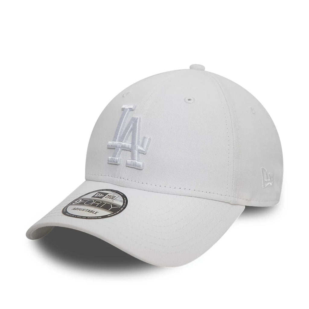 New Era LA Dodgers League Essential White 9FORTY Adjustable Cap - Cap On