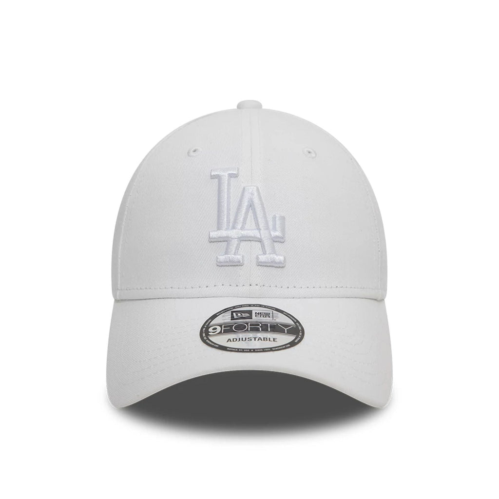 New Era LA Dodgers League Essential White 9FORTY Adjustable Cap - Cap On