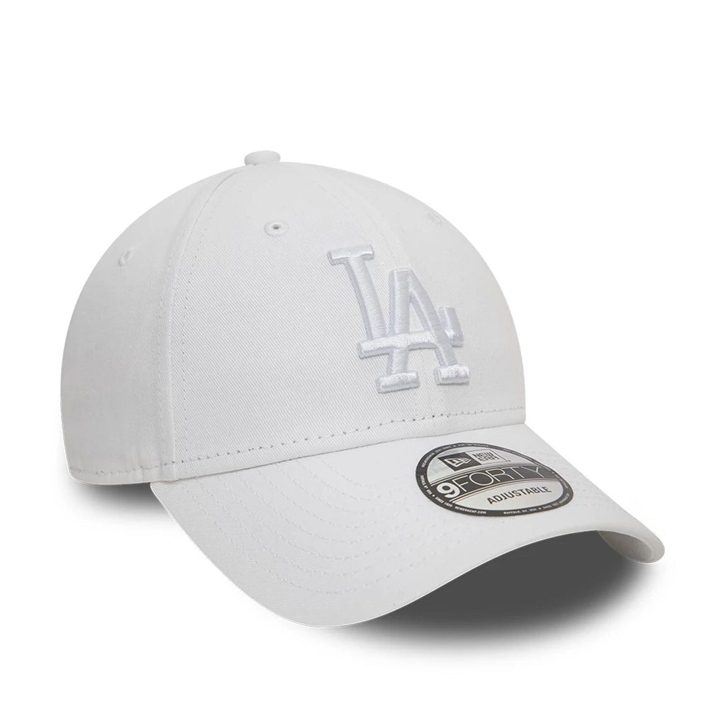 New Era LA Dodgers League Essential White 9FORTY Adjustable Cap - Cap On