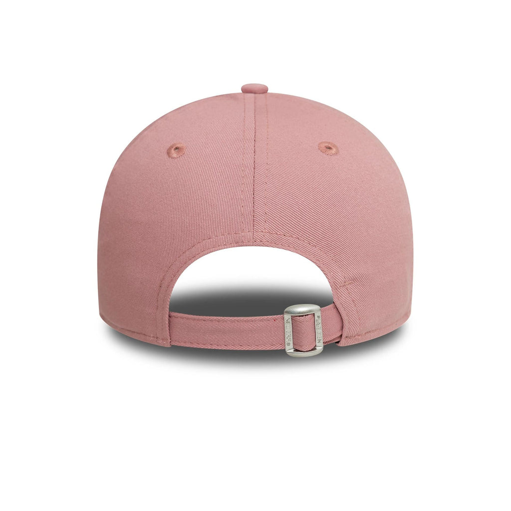 New Era LA Dodgers Womens League Essential Dark Pink 9FORTY Adjustable Cap - Cap On