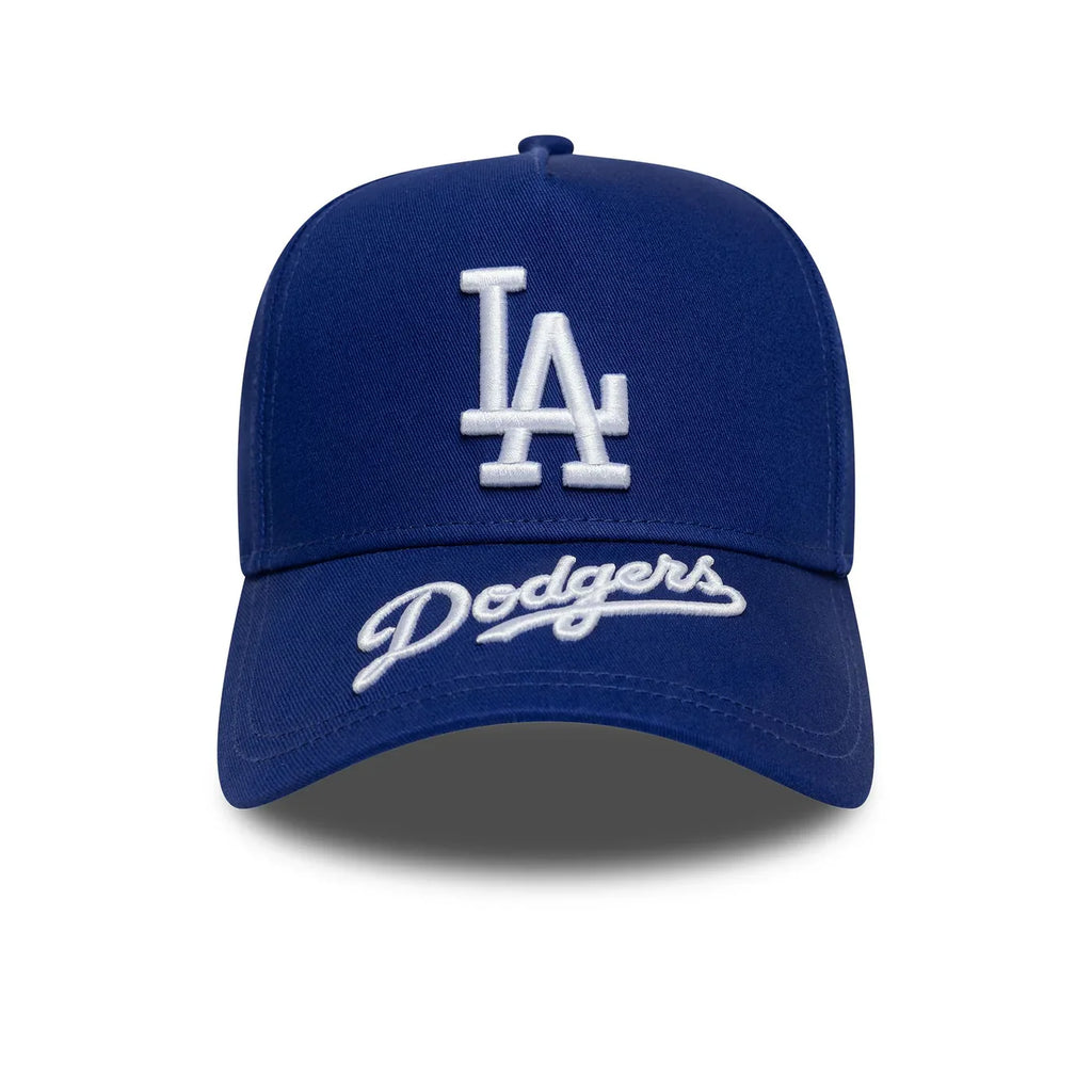 New Era LA Dodgers MLB Visor Hit Blue 9FORTY E-Frame Adjustable Cap