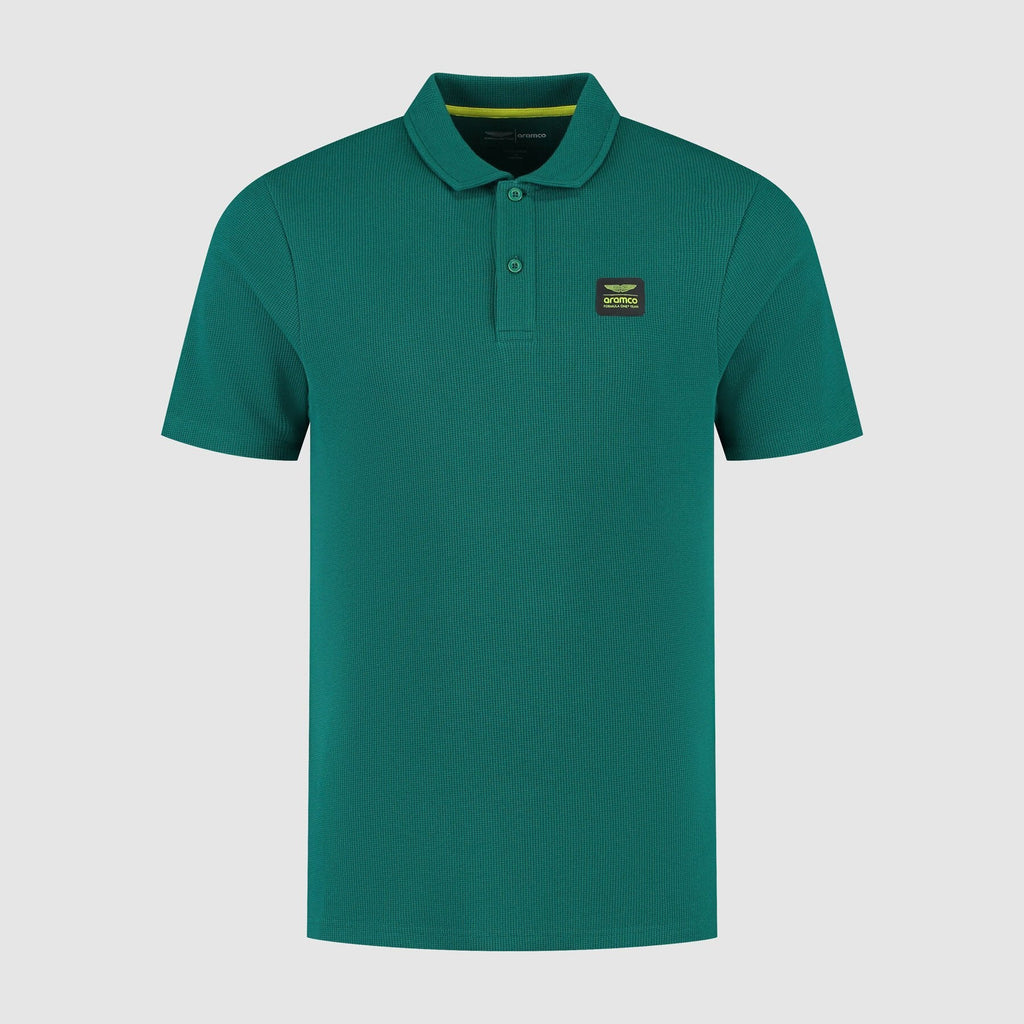 Aston Martin F1 Team Tech Waffle Polo