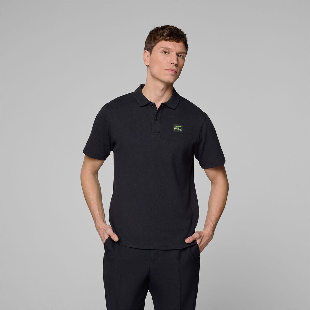 Aston Martin F1 Team Tech Waffle Polo