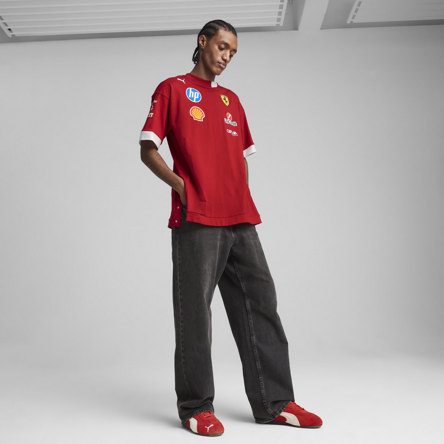 Scuderia Ferrari F1 PUMA 2025 Driver's Oversized T-shirt