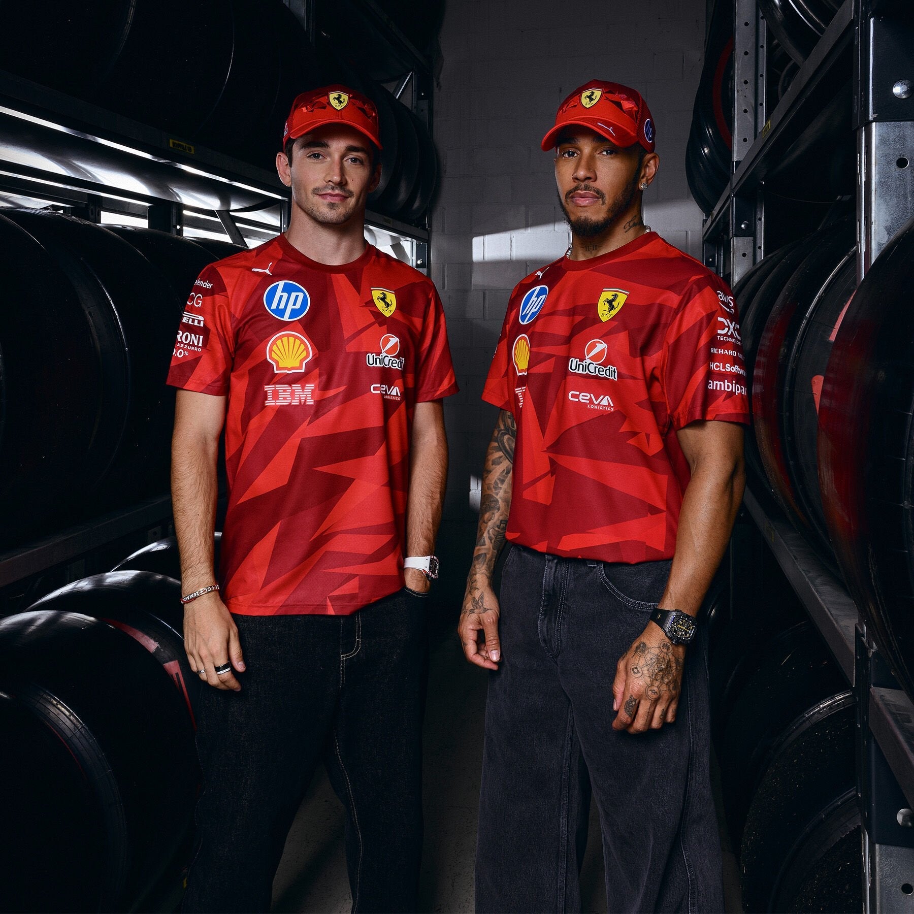 Scuderia Ferrari F1 PUMA 2025 Las Vegas GP Team Cap