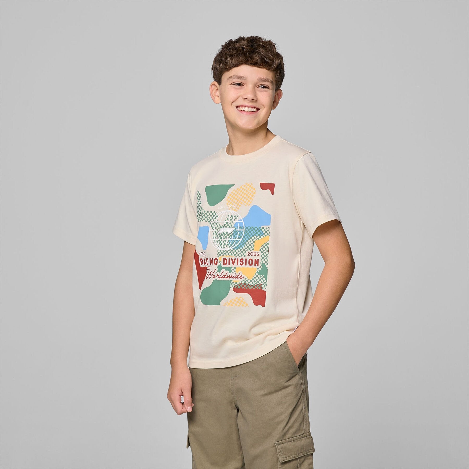 F1 Collection Kids Camo Graphic T-shirt