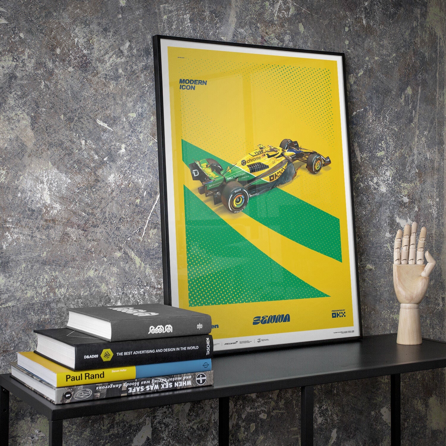 McLaren F1 Monaco GP 2024 Senna Livery Poster