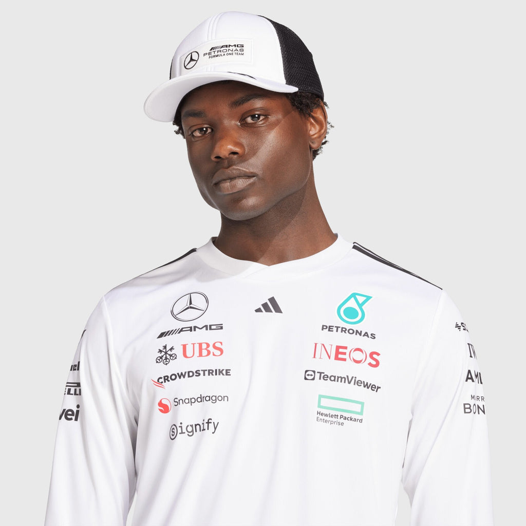 Mercedes-AMG F1 adidas 2025 Long Sleeve Driver T-shirt