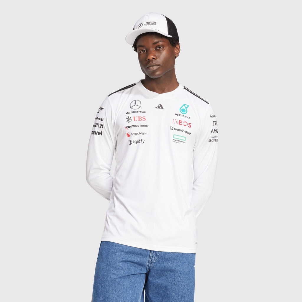Mercedes-AMG F1 adidas 2025 Long Sleeve Driver T-shirt