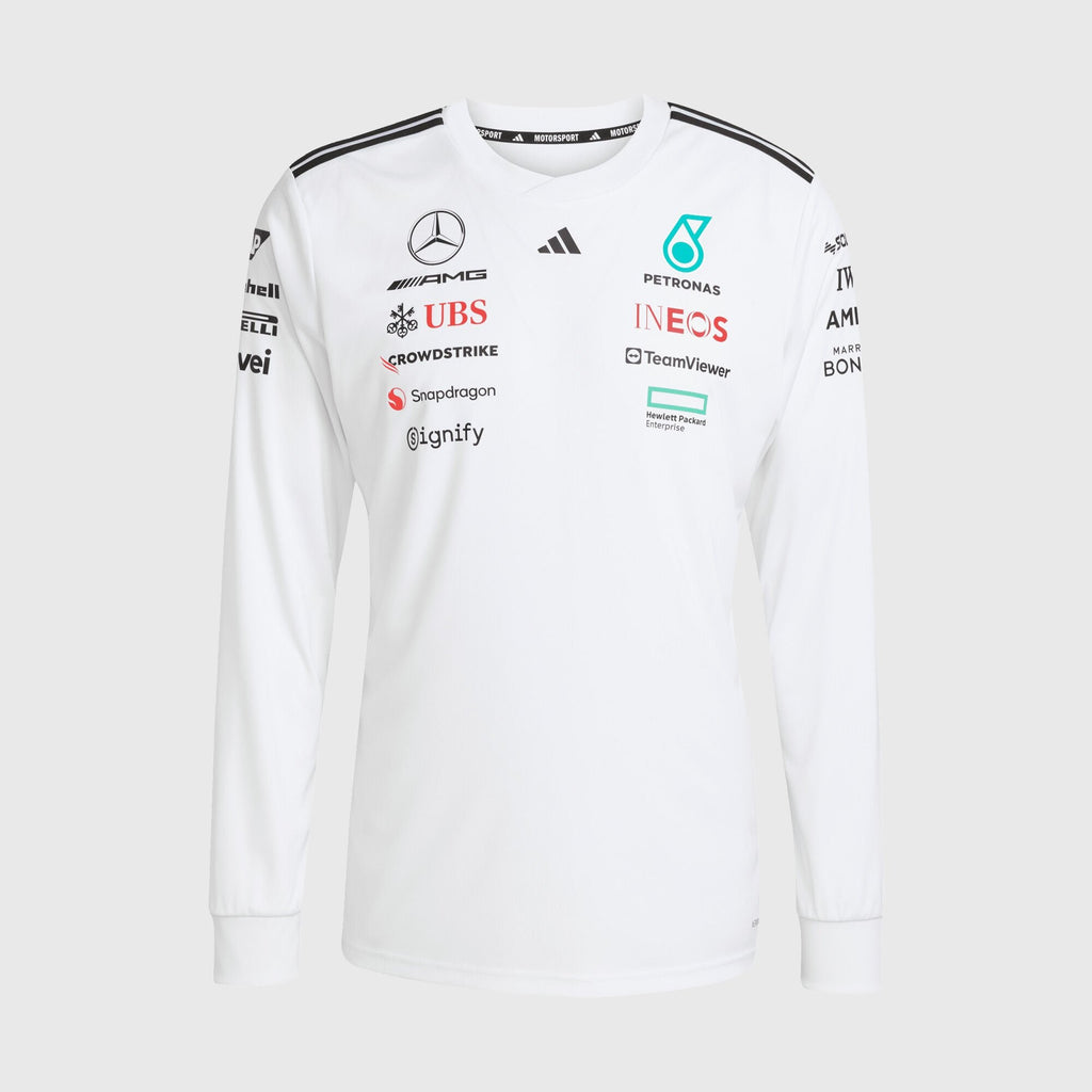 Mercedes-AMG F1 adidas 2025 Long Sleeve Driver T-shirt