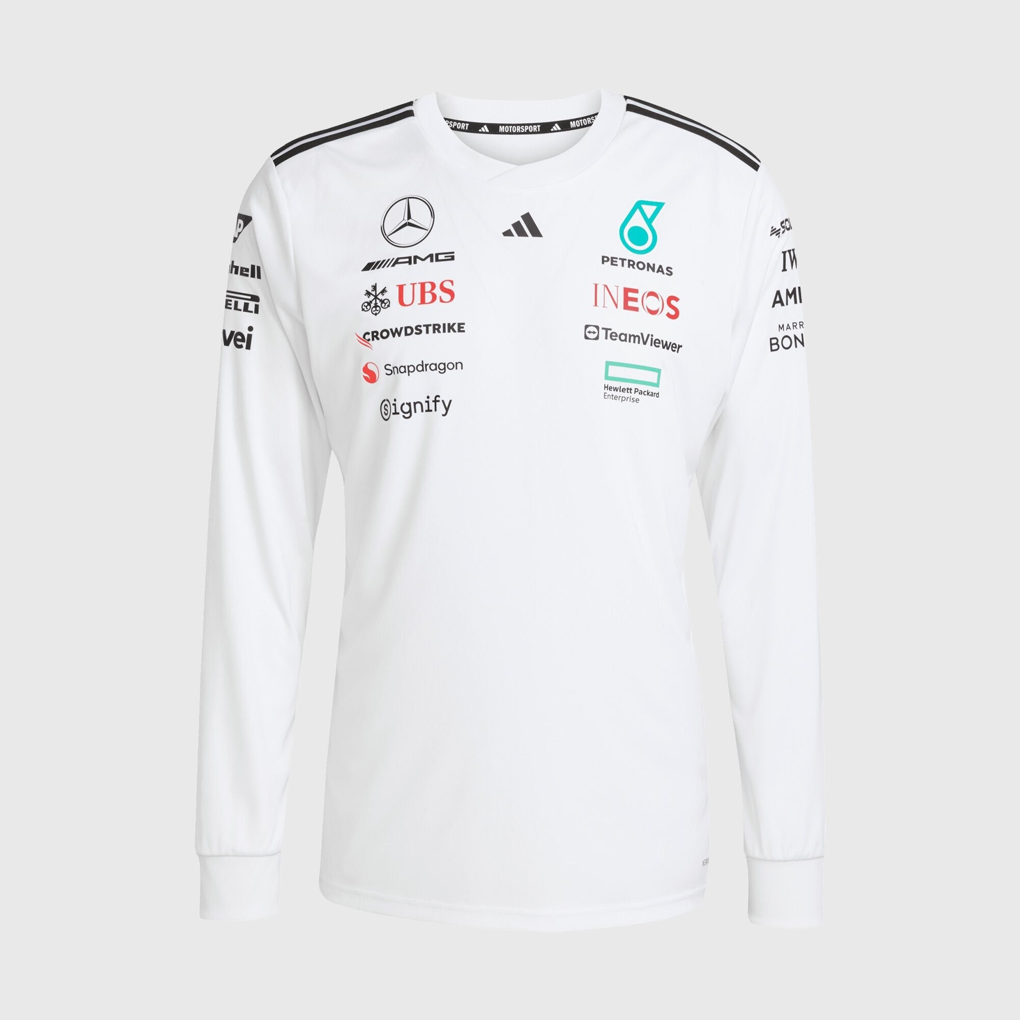 Mercedes-AMG F1 adidas 2025 Long Sleeve Driver T-shirt