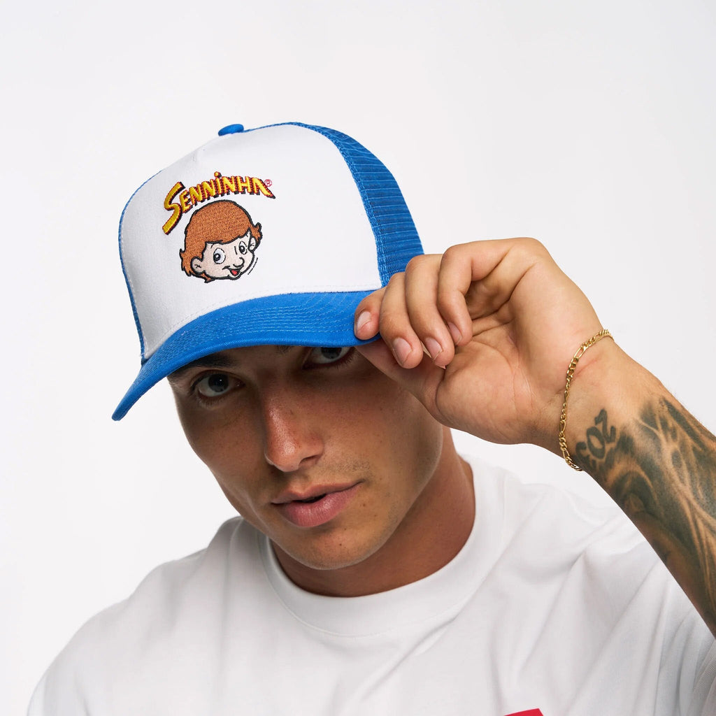 Ayrton Senna Senninha Trucker Cap