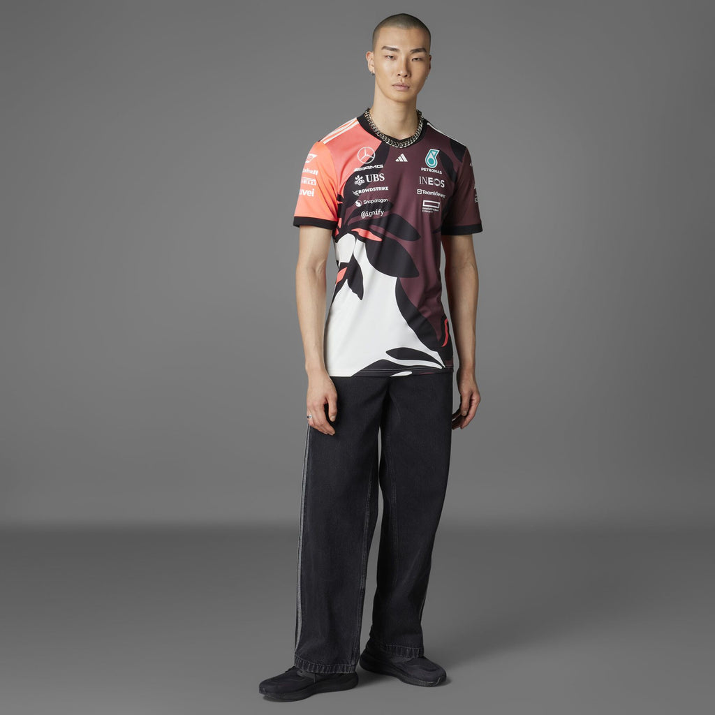 Mercedes-AMG F1 adidas Summer Pack 2025 Team Driver T-shirt