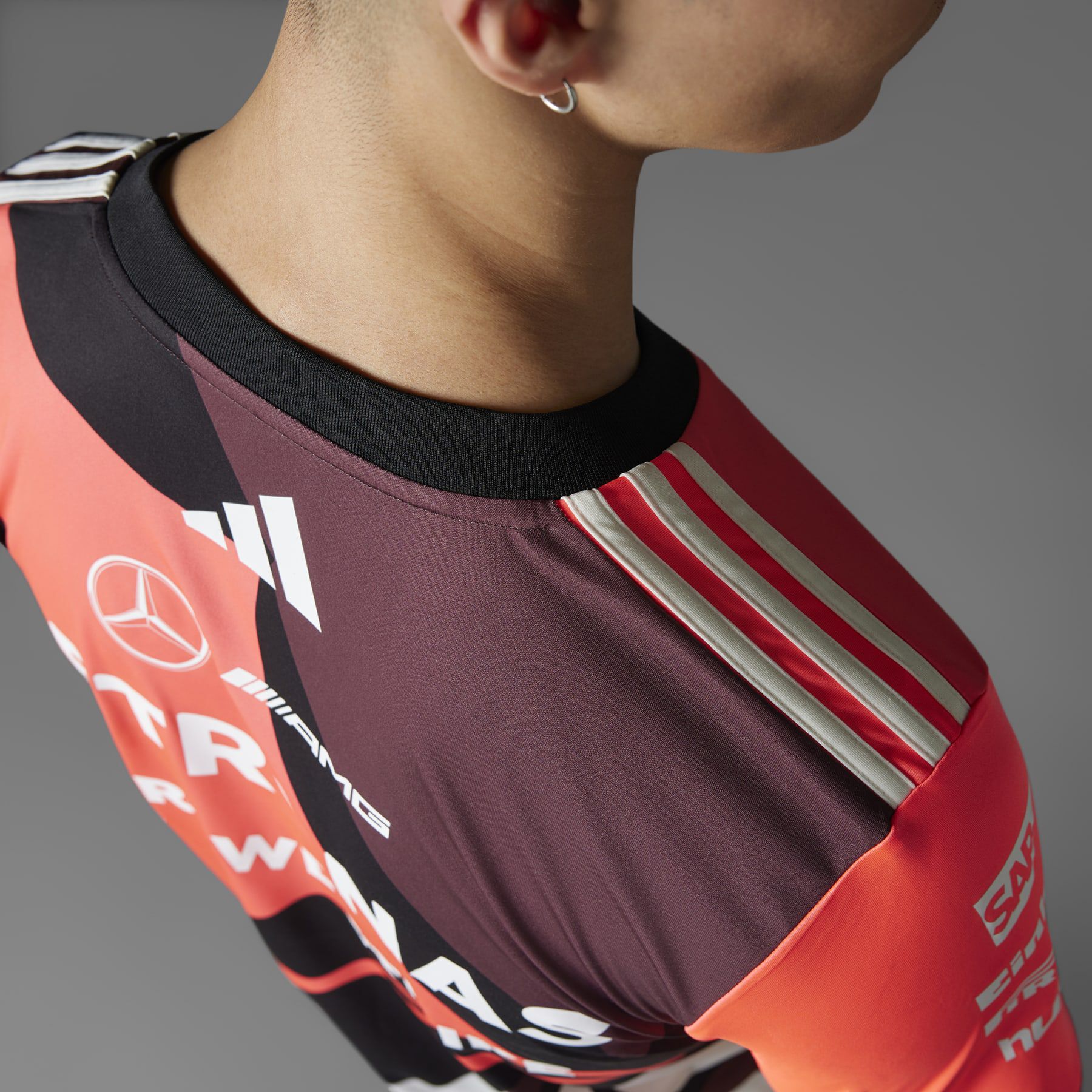 Mercedes-AMG F1 adidas Summer Pack 2025 Team Driver T-shirt