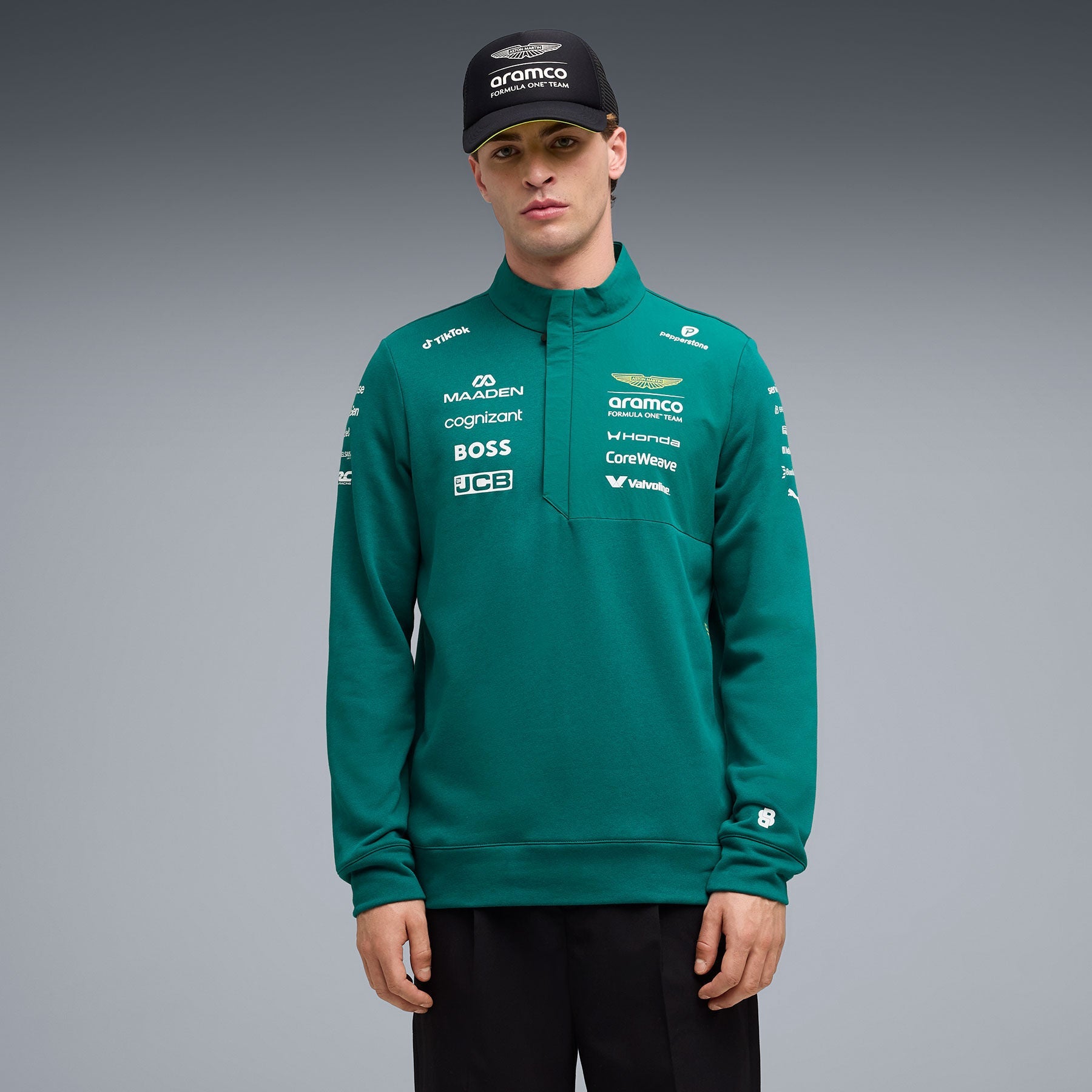 Aston Martin F1 Team 2026 Replica Team Half Zip Sweater