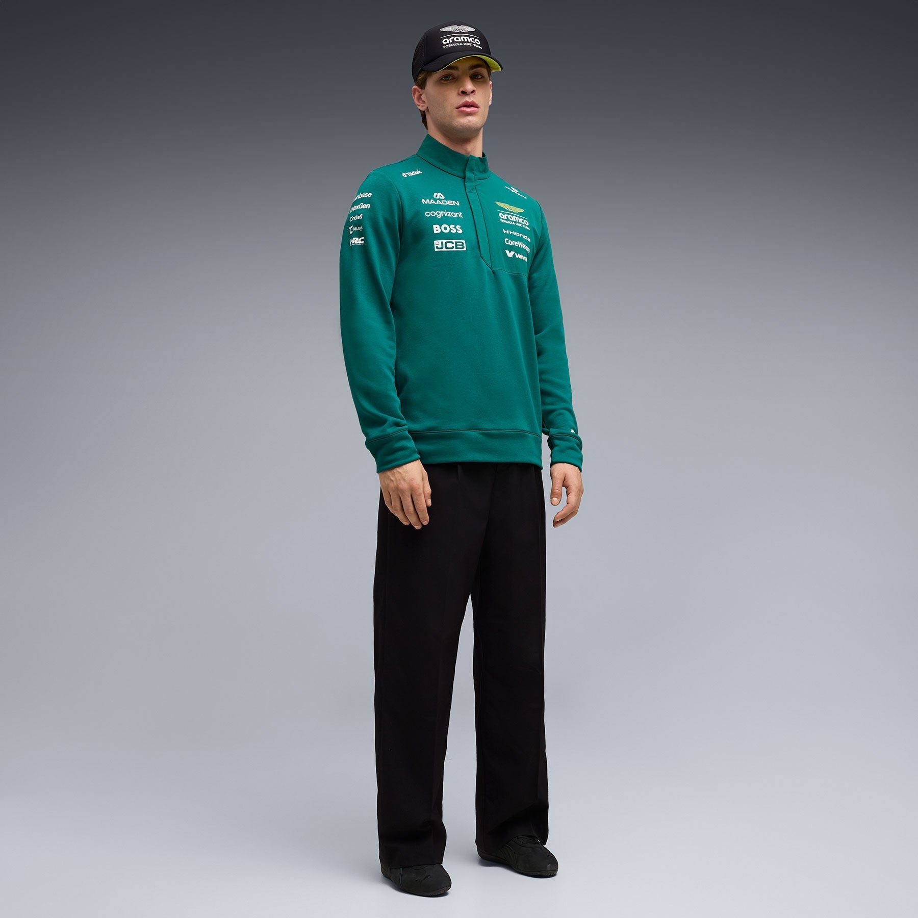 Aston Martin F1 Team 2026 Replica Team Half Zip Sweater