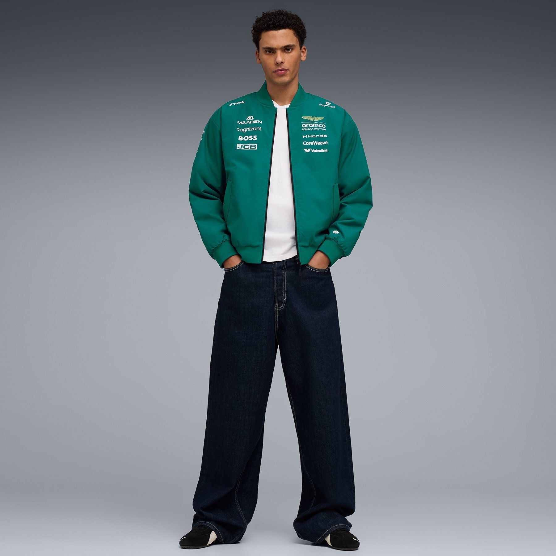 Aston Martin F1 Team 2026 Replica Team Bomber Jacket
