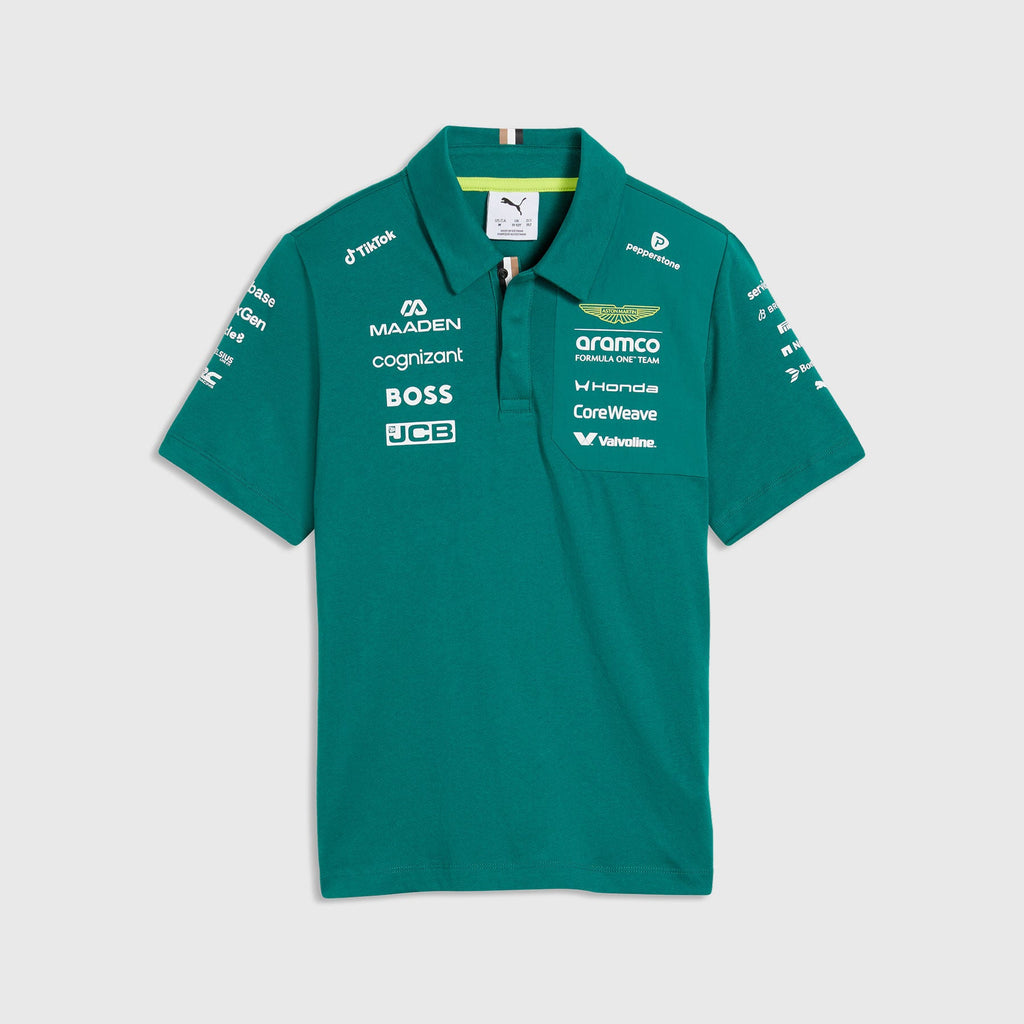 Aston Martin F1 Team Kids 2026 Replica Team Polo