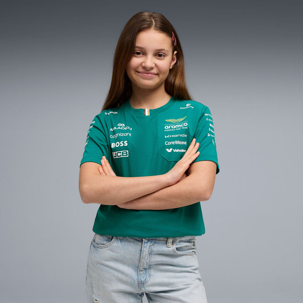 Aston Martin F1 Team Kids 2026 Replica Team T-shirt