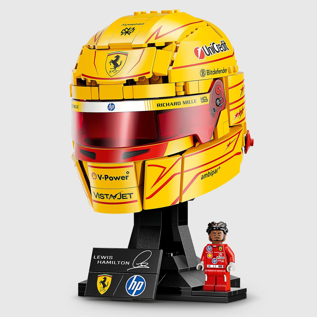 Scuderia Ferrari F1 LEGO® Lewis Hamilton Helmet Set