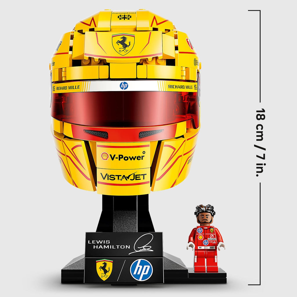 Scuderia Ferrari F1 LEGO® Lewis Hamilton Helmet Set