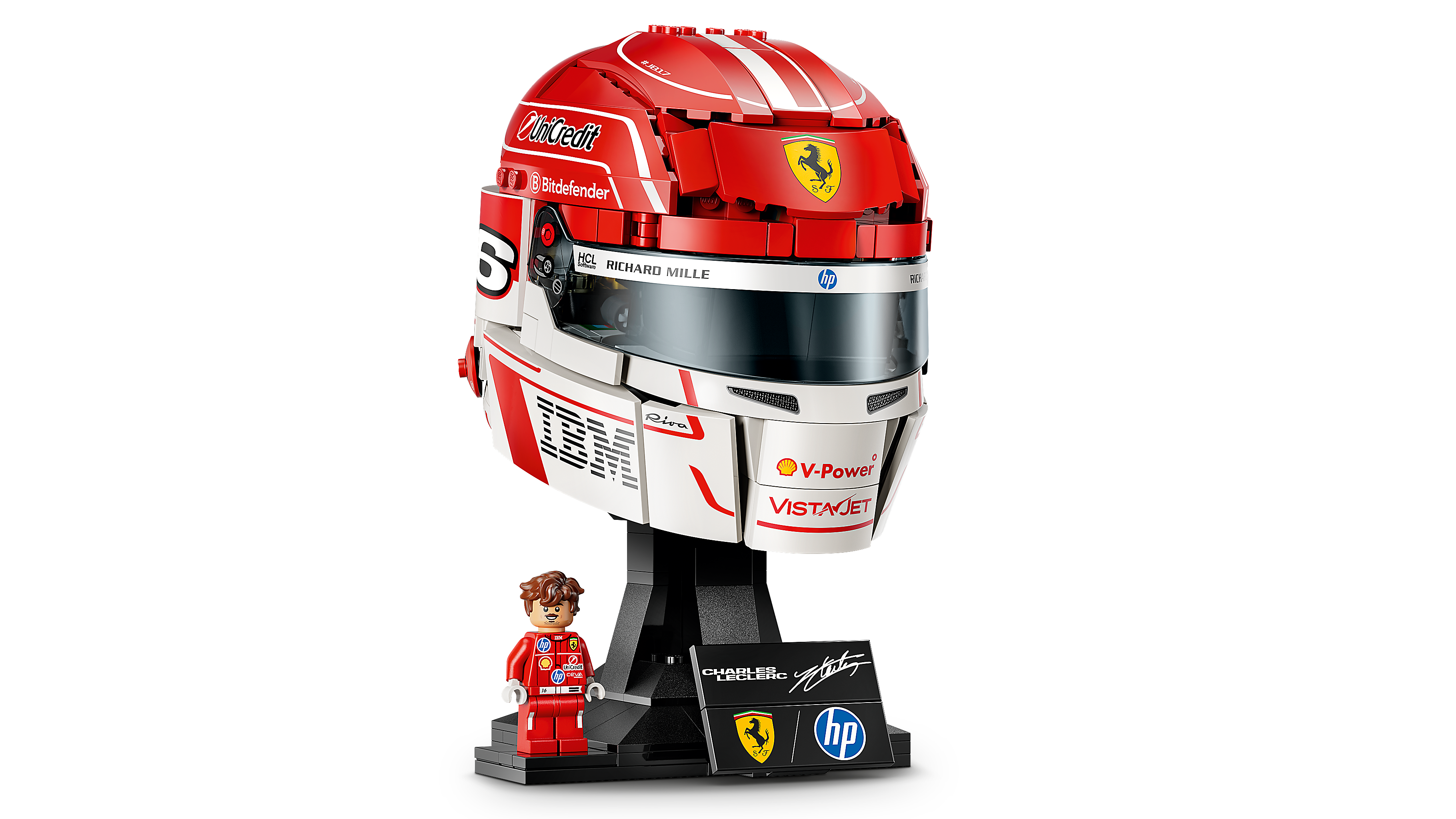 Scuderia Ferrari F1 LEGO® Charles Leclerc Helmet Set