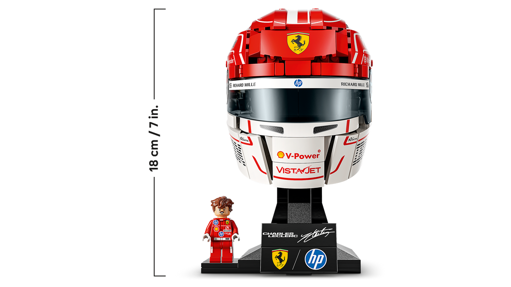 Scuderia Ferrari F1 LEGO® Charles Leclerc Helmet Set