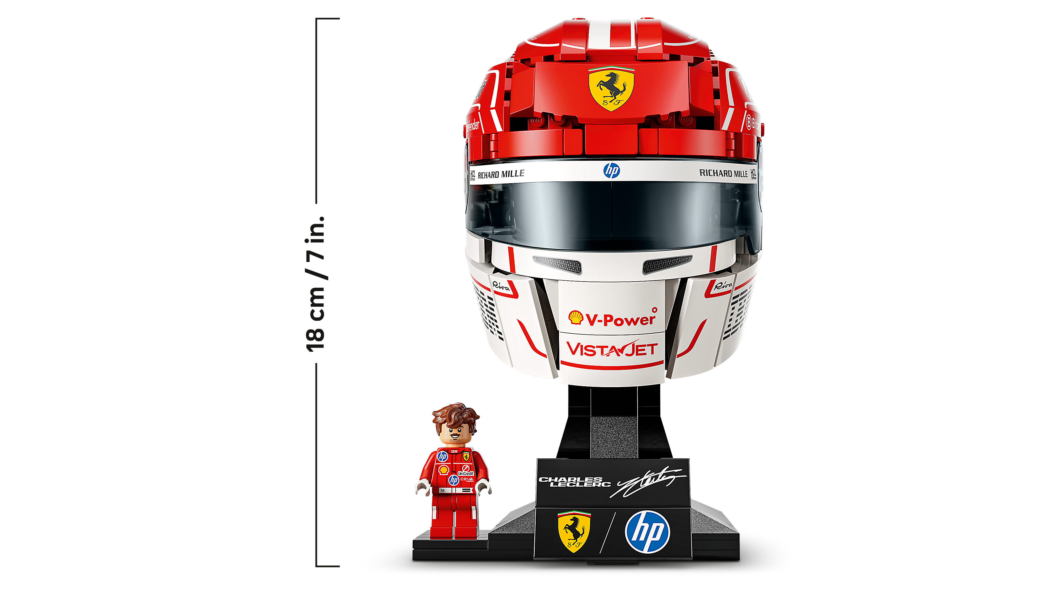 Scuderia Ferrari F1 LEGO® Charles Leclerc Helmet Set
