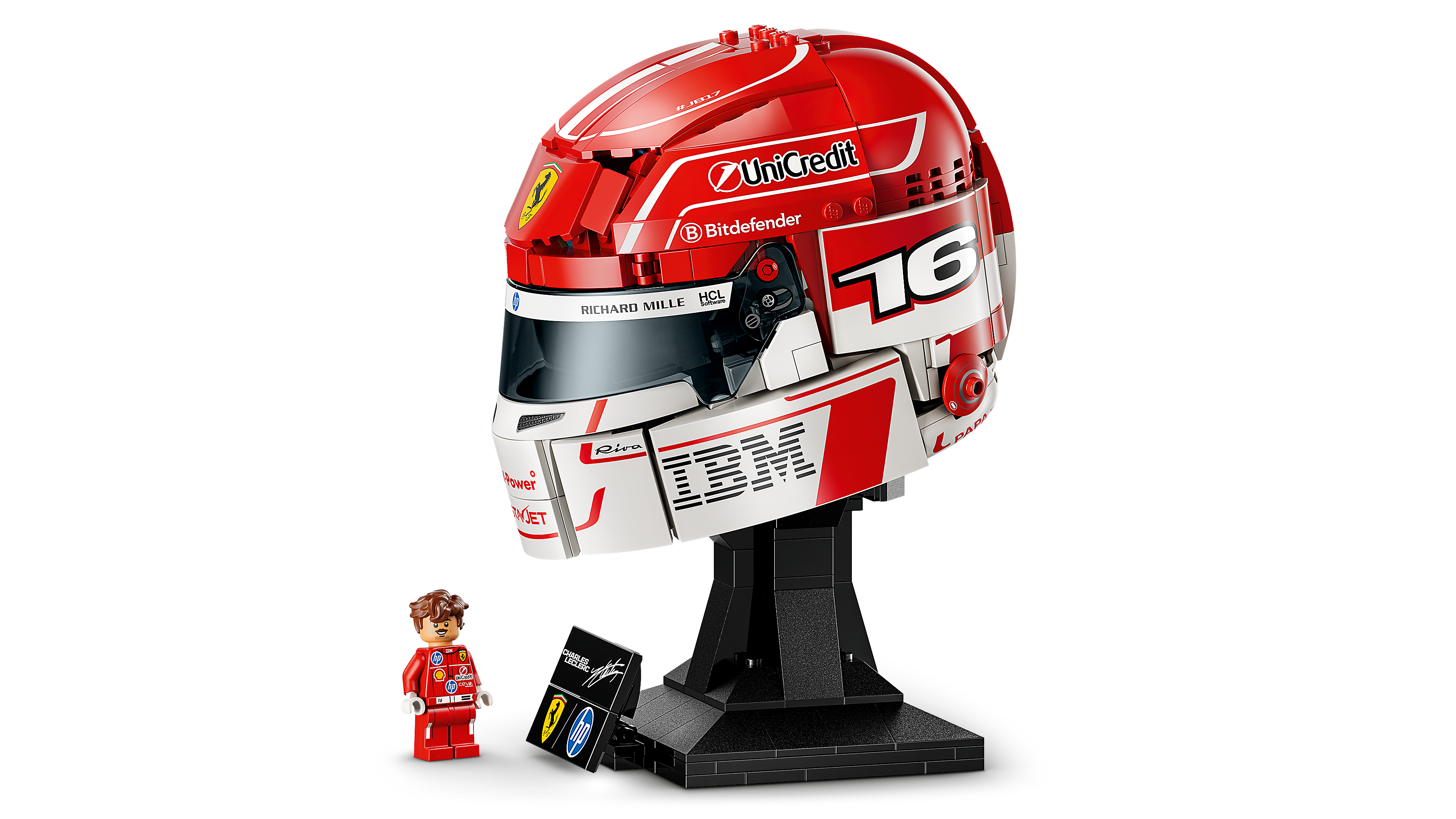 Scuderia Ferrari F1 LEGO® Charles Leclerc Helmet Set