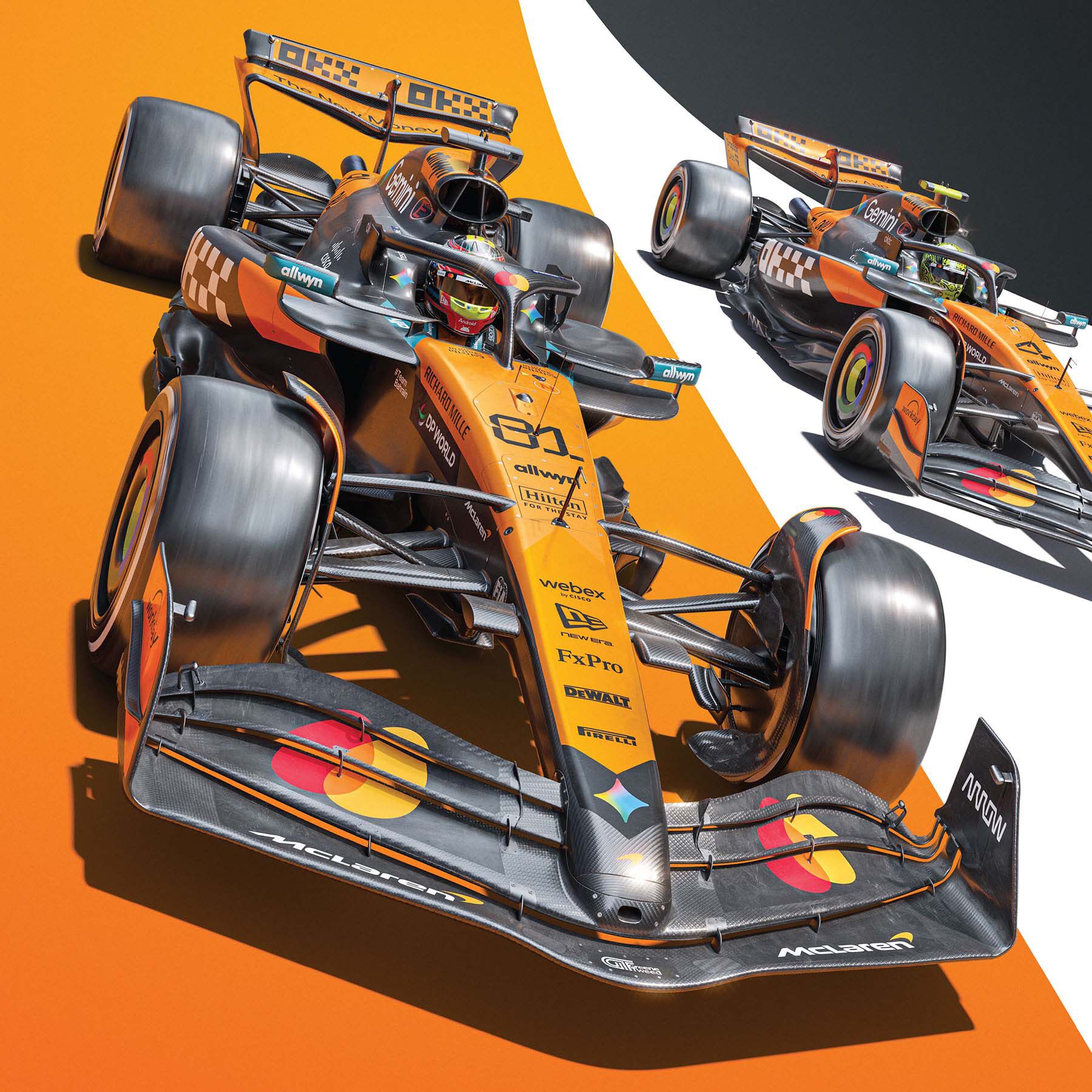 McLaren F1 2025 Constructors’ World Champions Official Poster