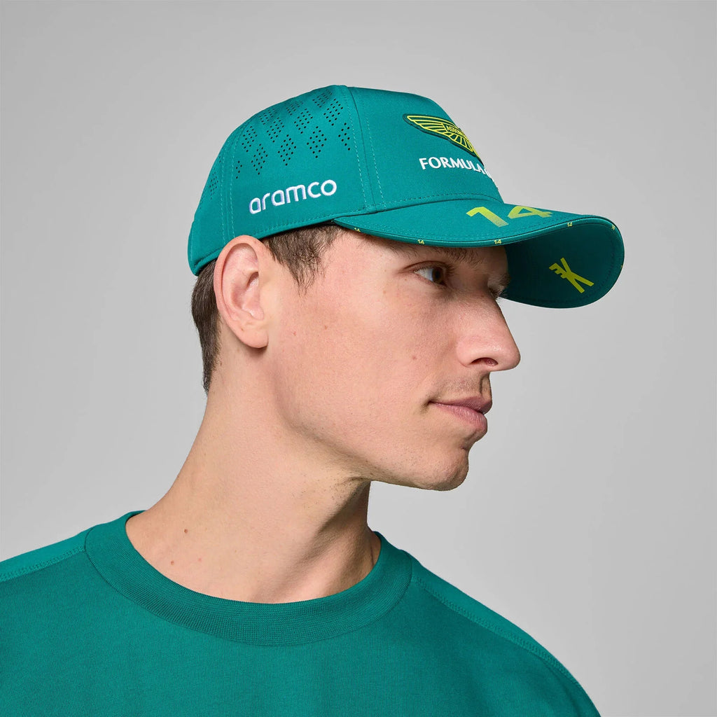 Aston Martin F1 Team 2025 Fernando Alonso Driver Cap - Cap On