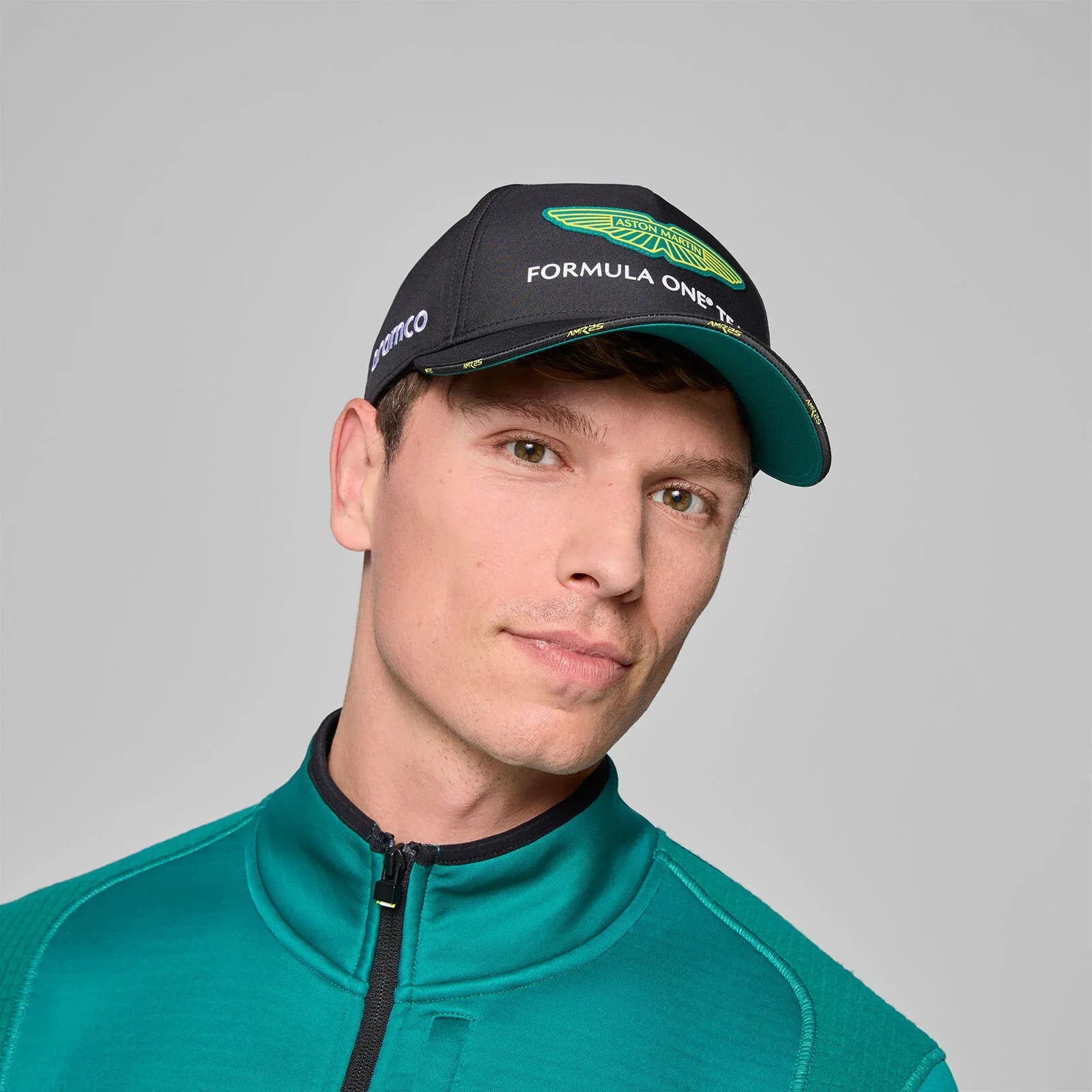 Aston Martin F1 Team 2025 Team Cap - Cap On