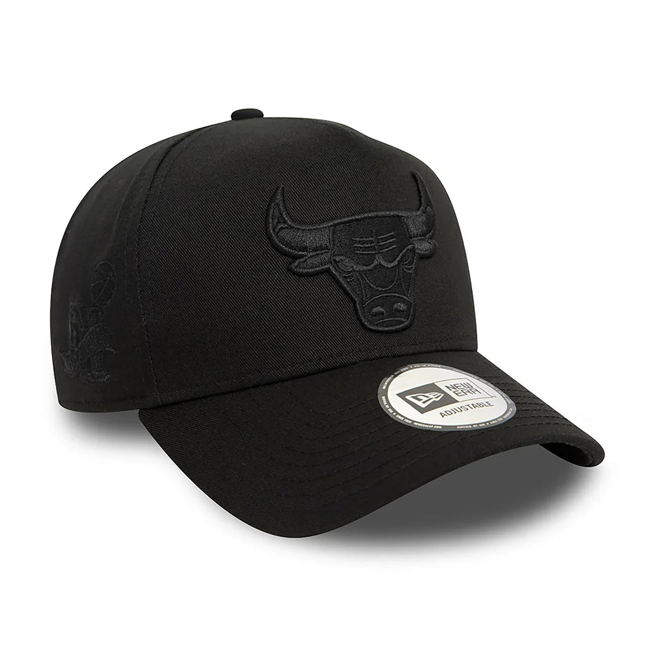 New Era Chicago Bulls E-Frame Monochrome Black Cap - Cap On