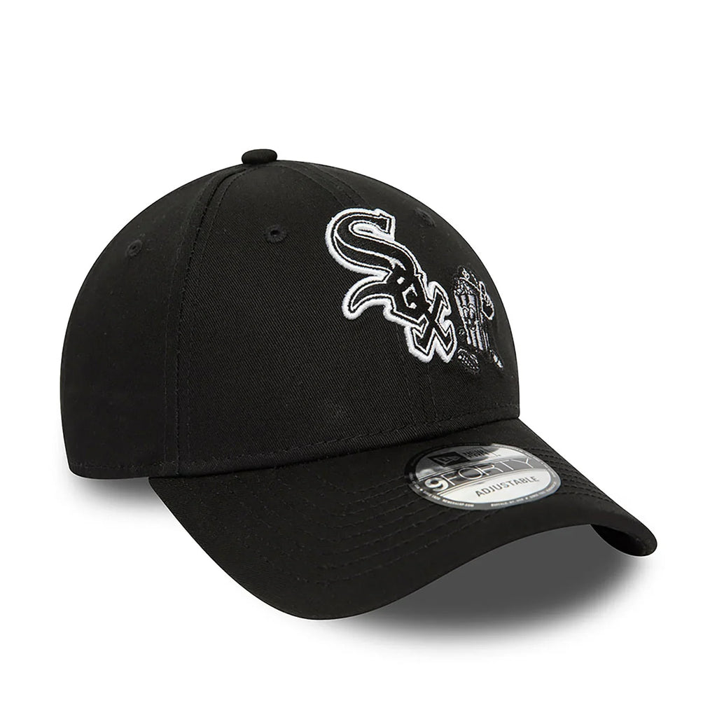 New Era Chicago White Sox Food Character Black 9FORTY Adjustable Cap - Cap On