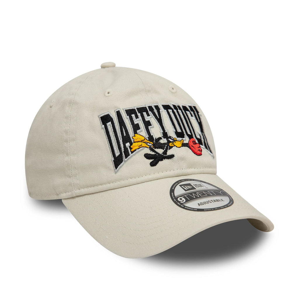 New Era Daffy Duck Warner Brothers Washed Cream 9TWENTY Adjustable Cap - Cap On