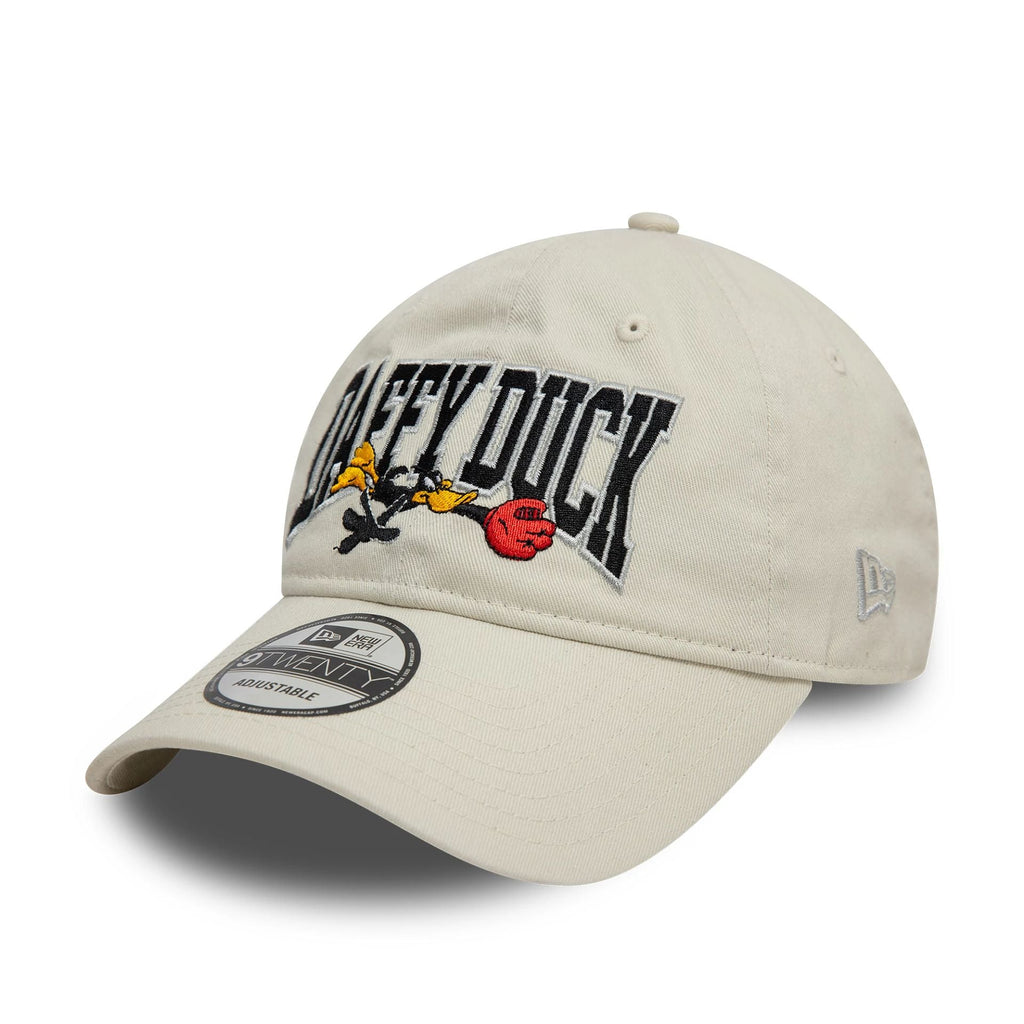 New Era Daffy Duck Warner Brothers Washed Cream 9TWENTY Adjustable Cap - Cap On