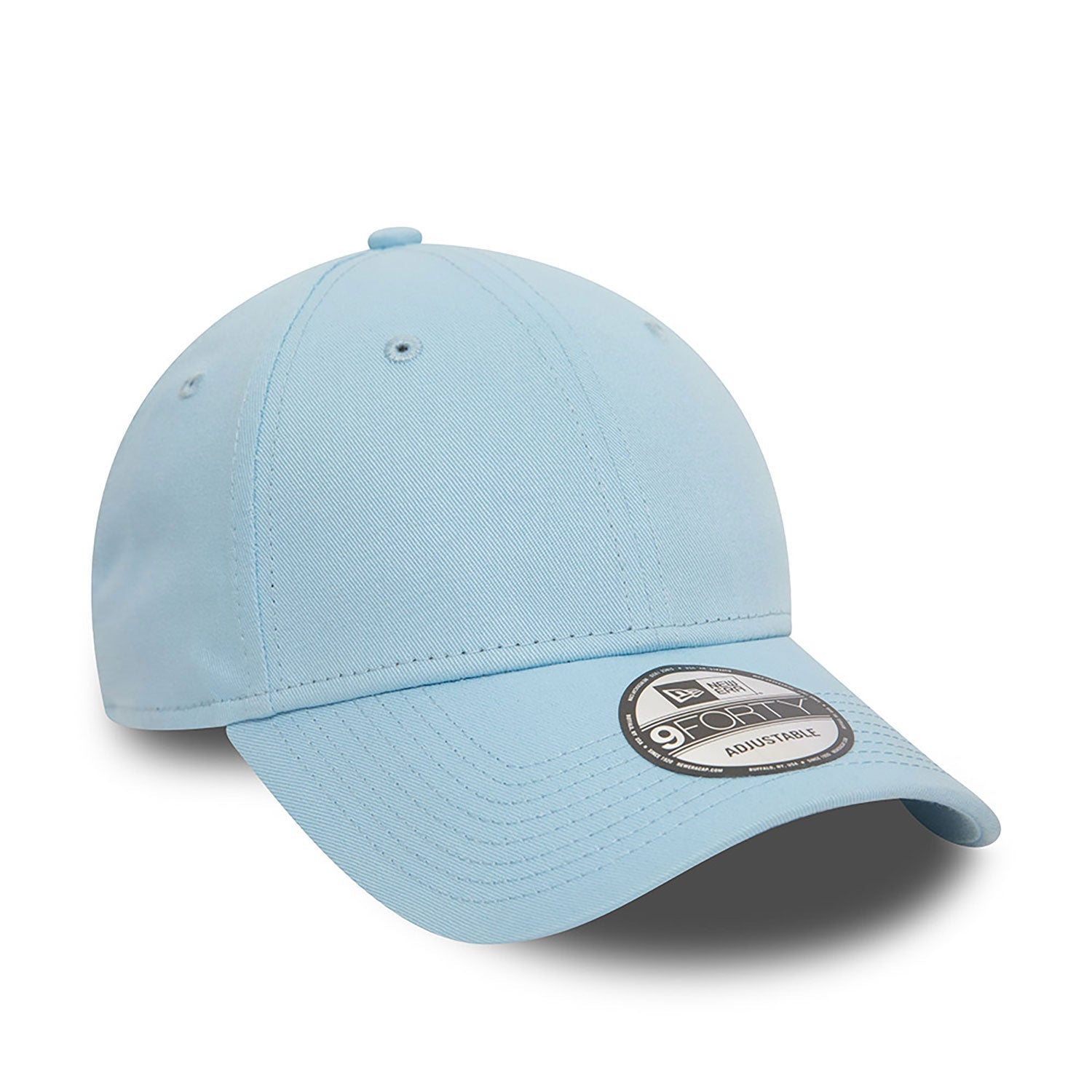 New Era Essential Pastel Blue 9FORTY Adjustable Cap - Cap On