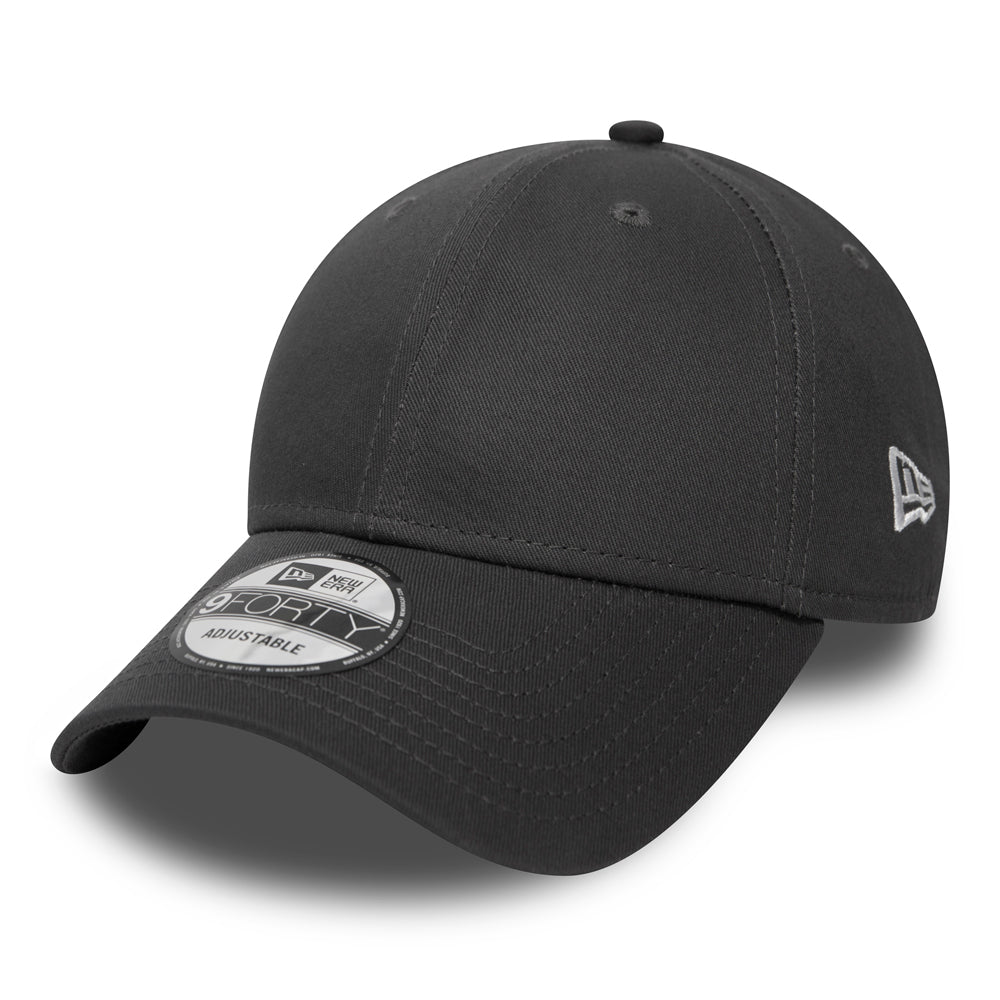 New Era Flag Charcoal Grey 9FORTY Cap - Cap On