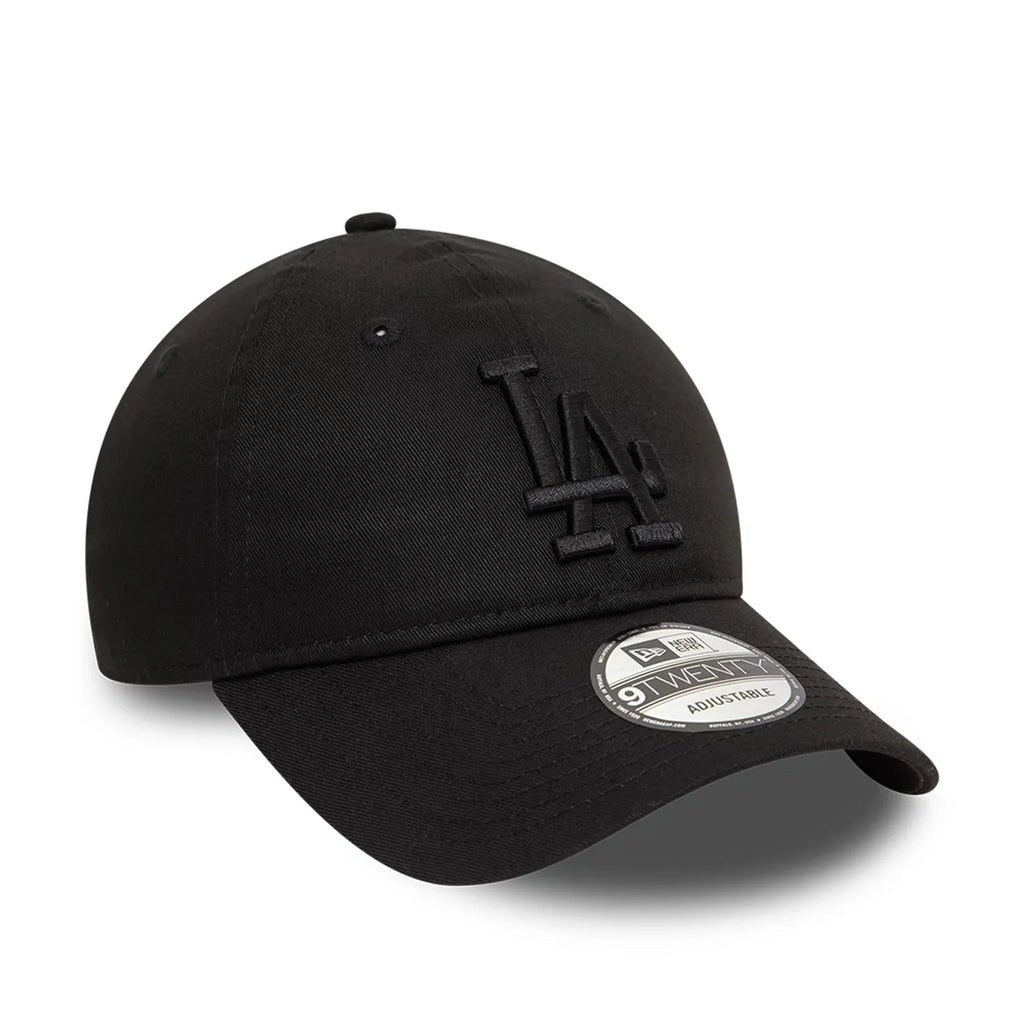 New Era LA Dodgers League Essential Black 9TWENTY Adjustable Cap - Cap On