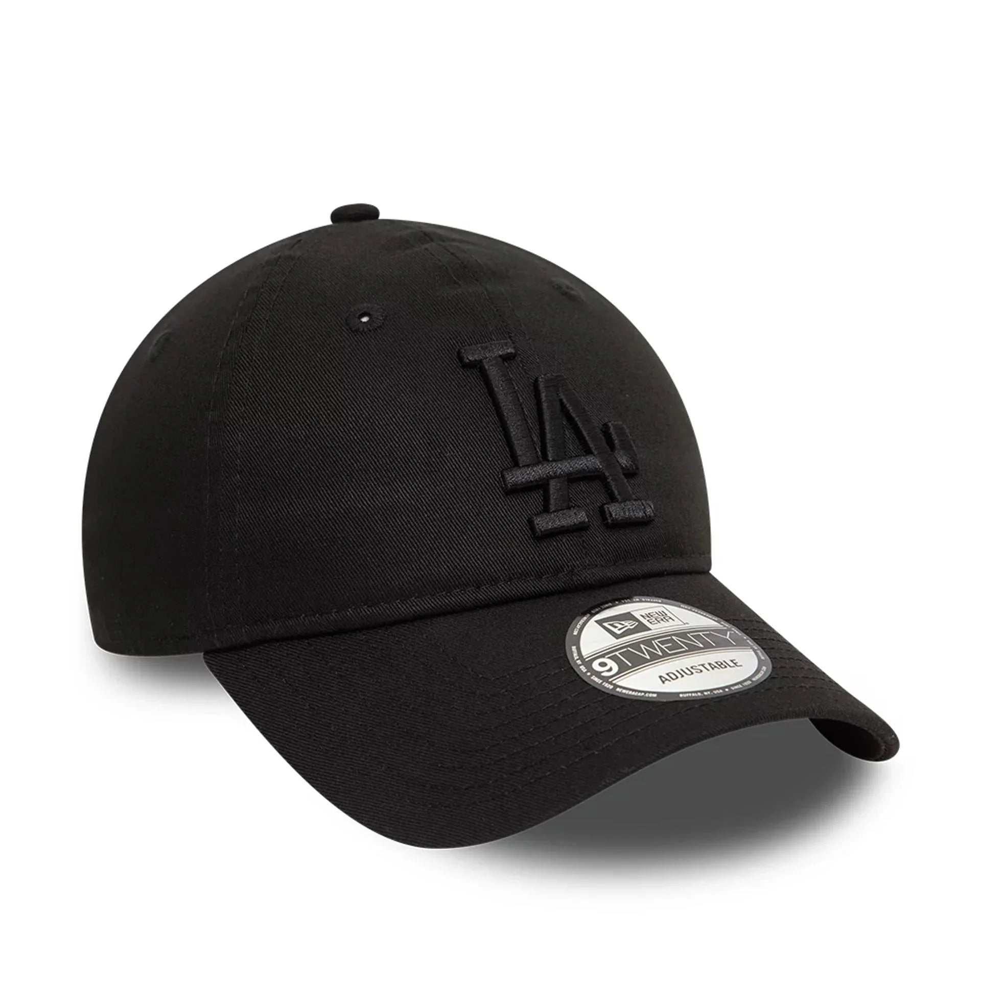 New Era LA Dodgers League Essential Black 9TWENTY Adjustable Cap - Cap On