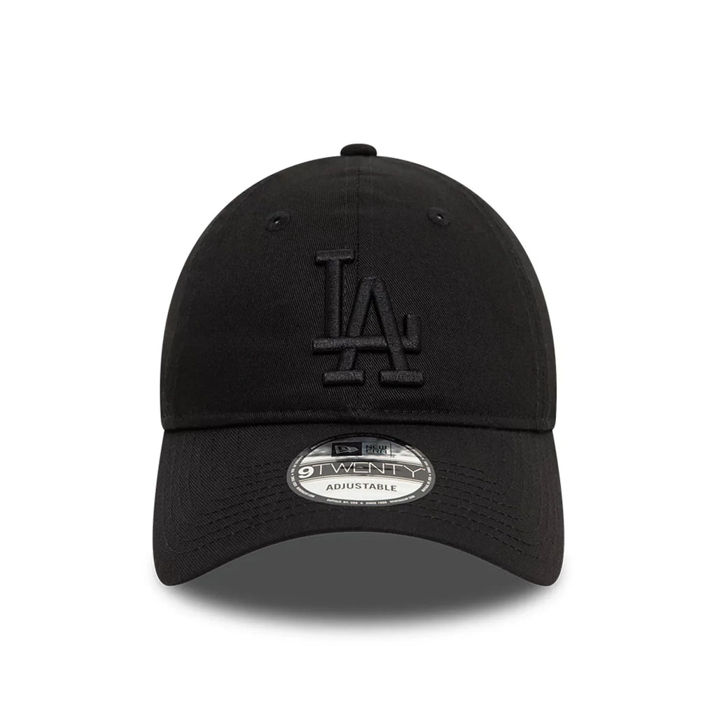New Era LA Dodgers League Essential Black 9TWENTY Adjustable Cap - Cap On
