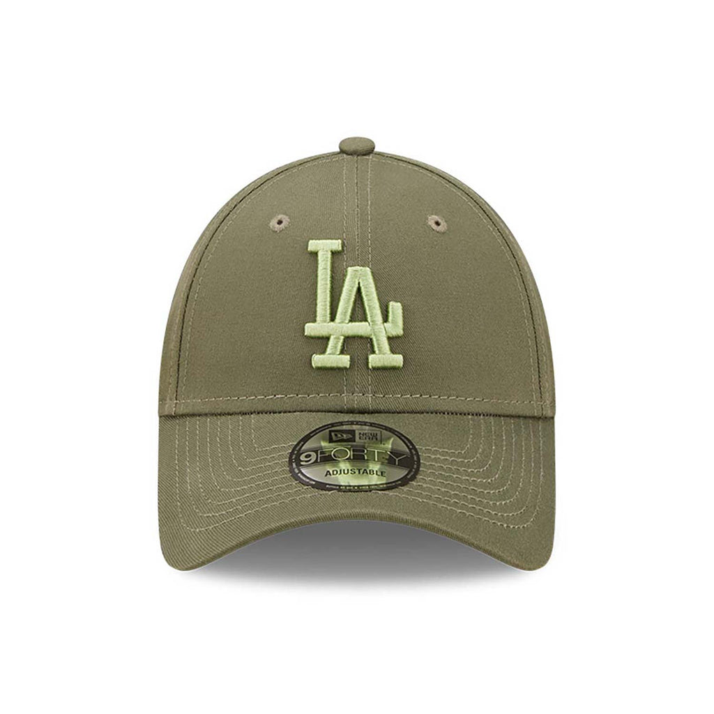 New Era LA Dodgers League Essential Green 9FORTY Adjustable Cap - Cap On