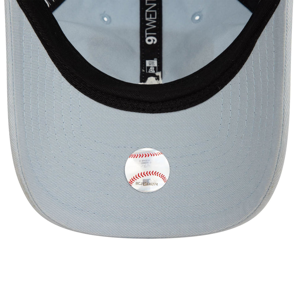 New Era LA Dodgers Mini Washed Pastel Blue 9TWENTY Adjustable Cap - Cap On