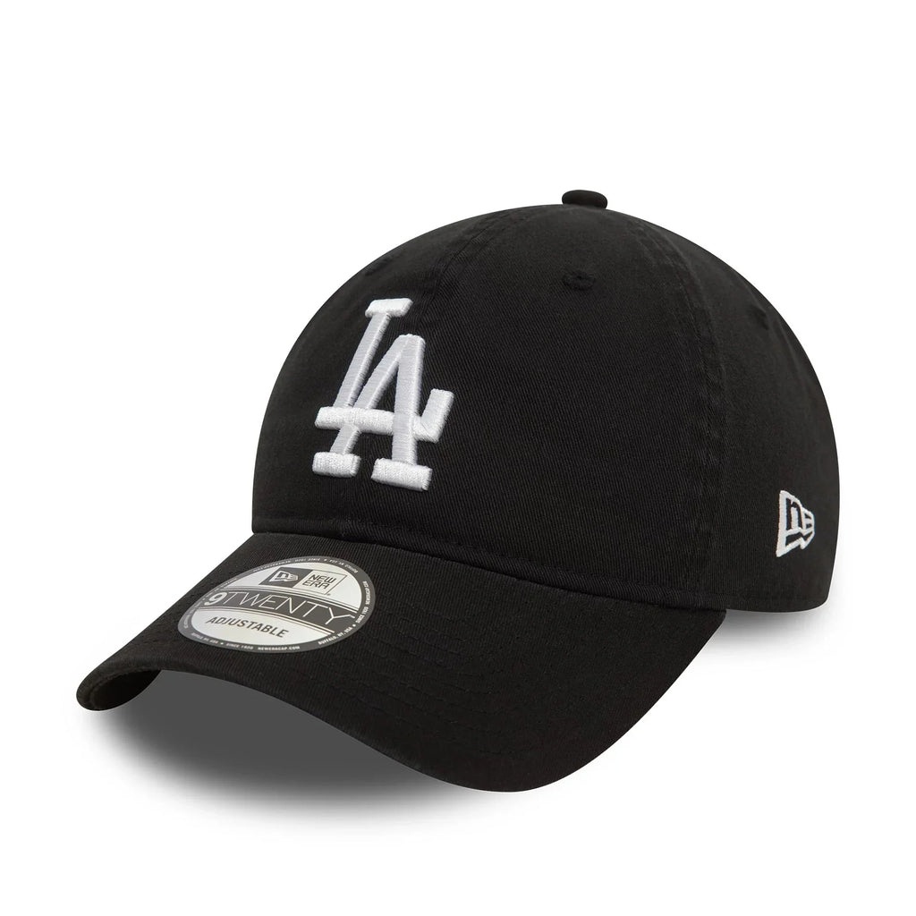 New Era LA Dodgers Washed Black 9TWENTY Adjustable Cap - Cap On
